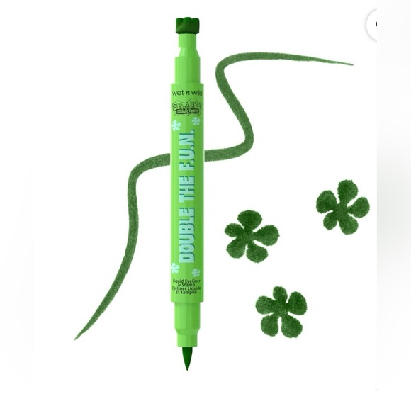 Wet N Wild SpongeBob Double The F.U.N. Liquid Eyeliner and Stamp - Party'S Here - Picture 1 of 8